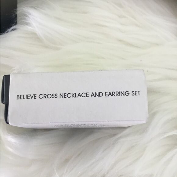 Avon new Believe Cross Necklace with earrings - Picture 2 of 16